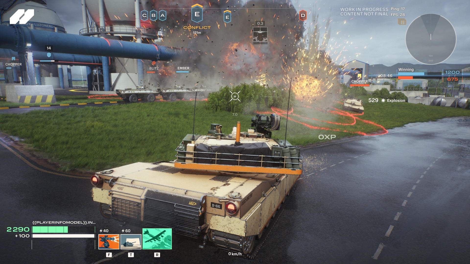 Tank combat