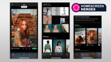 Three screenshots from the VSCO iOS app