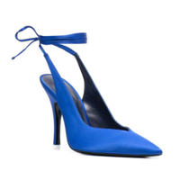 The Attico Wrap-ankle Pointed Slingback Pumps, £550 | Farfetch