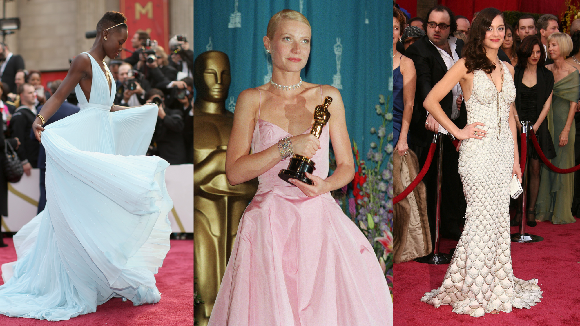 best Oscars red carpet dresses of all time
