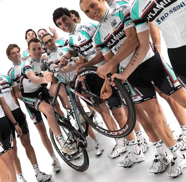 Studio shots of the Flaminia Bosini Docce squad