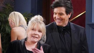 Patty Weaver and Michael Damian as Gina and Danny in The Young and the Restless