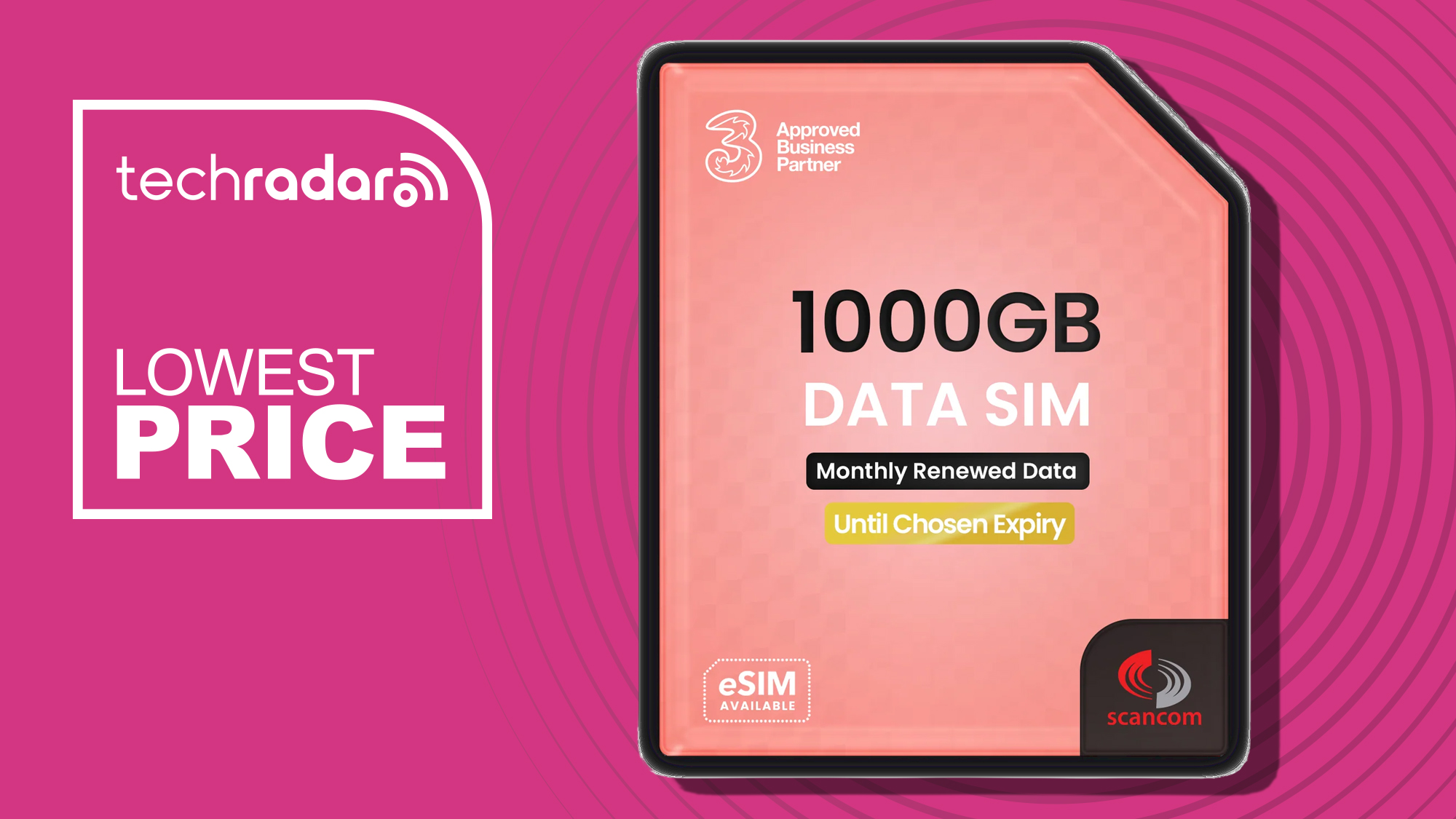 1000GB data SIM