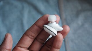 one of the soundcore liberty 3 pro earbuds