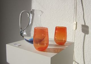 Jug and glasses by Louise Lang