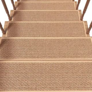 A polyester staircase runner