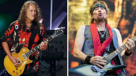 Kirk Hammett and Adrian Smith comp