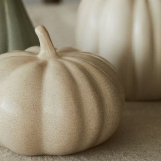 A faux white pumpkin from H&M Home