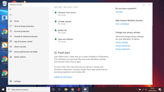 how to reinstall Windows 10 — menu