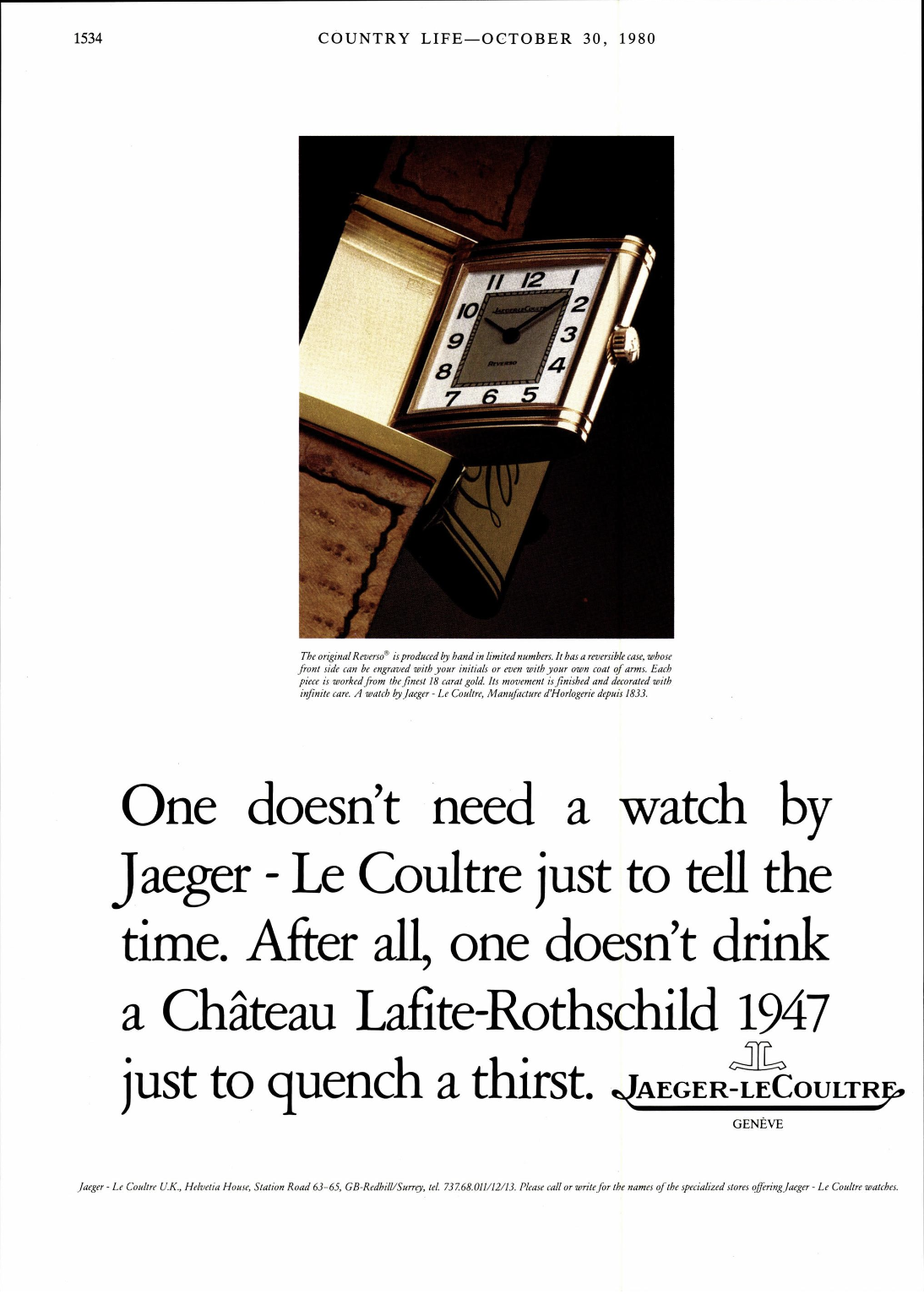 Watch advert