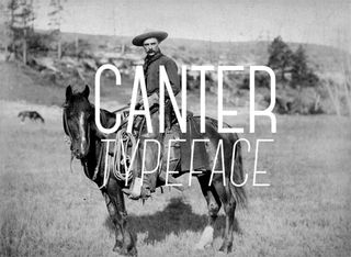 canter font