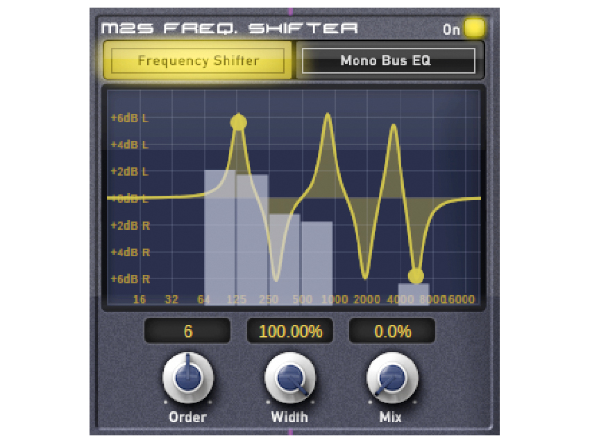 The frequency shifter is one of the bundle's most original features.