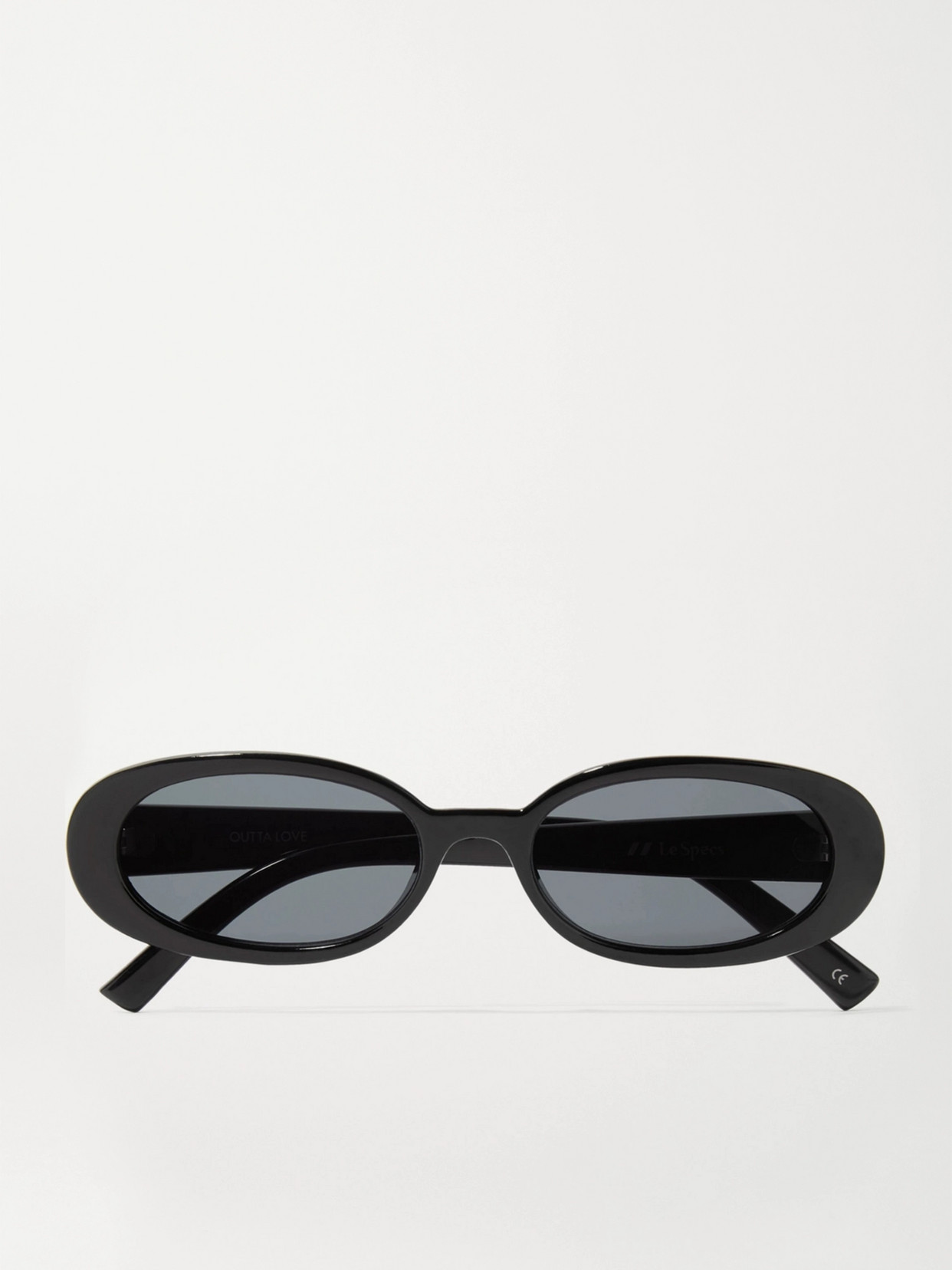 Outta Love Oval-Frame Acetate Sunglasses