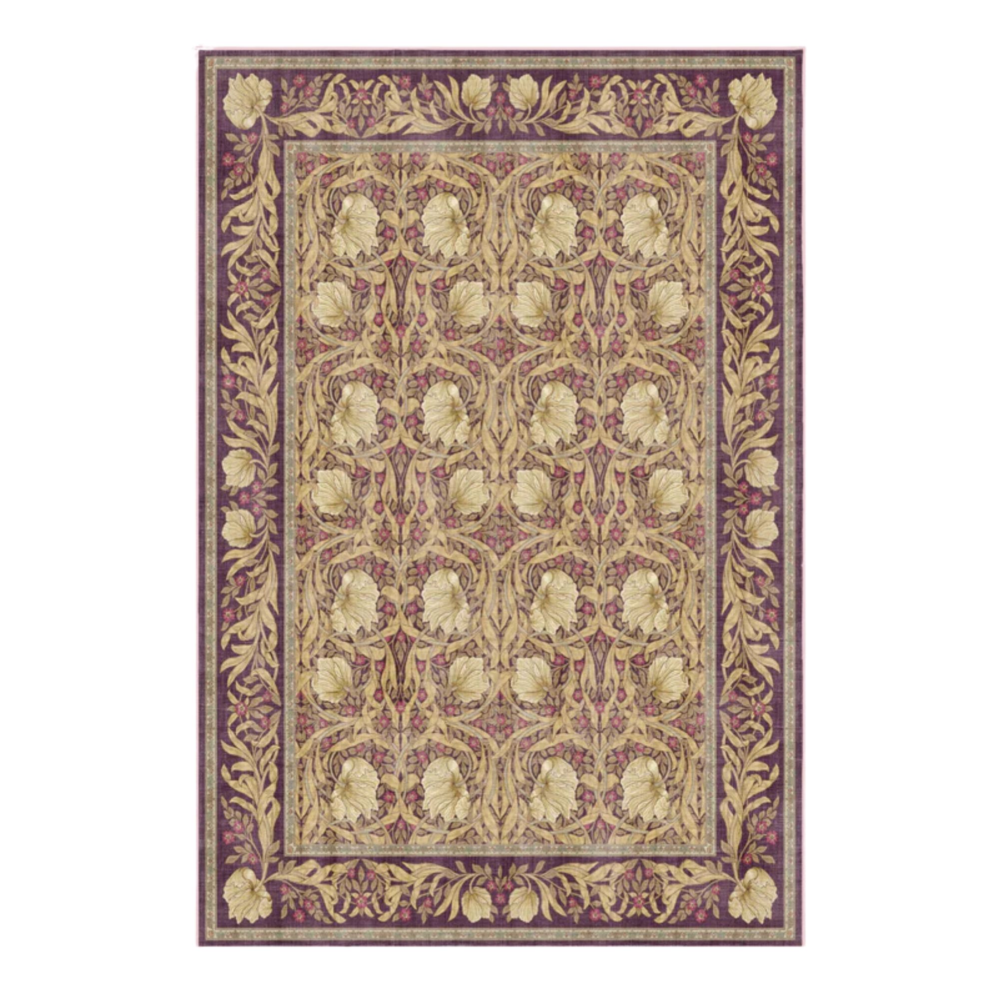 Ruggable x Morris &amp;amp; Co., Pimpernel Mauve Rug
