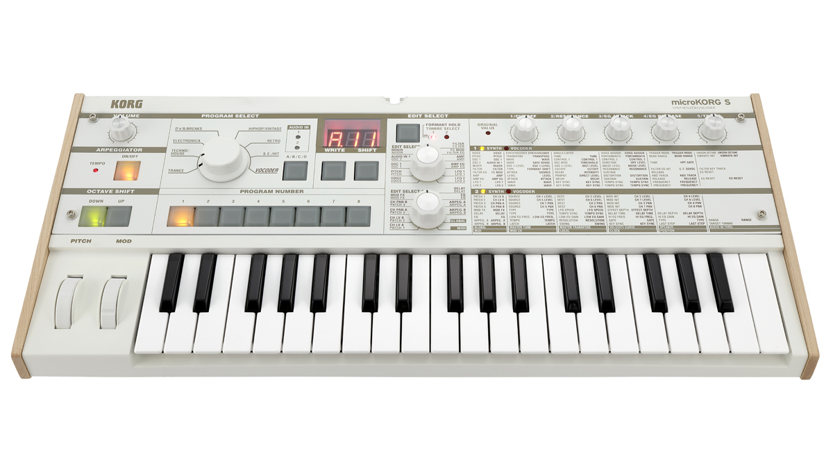 Korg's new-look microKorg S adds built-in speakers and fresh