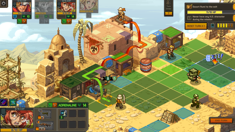 Metal Slug Tactics, isometric turn-based strategy