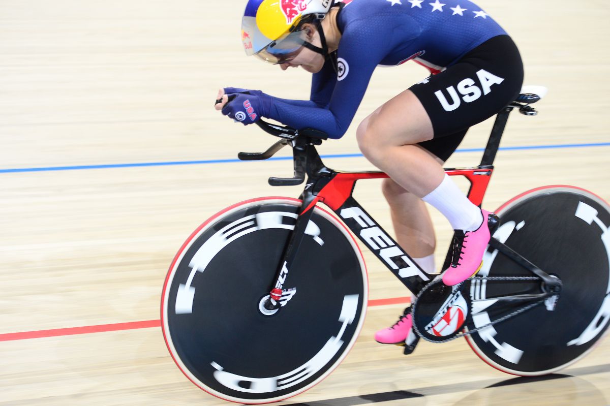 The special Felt that Dygert rode to win gold