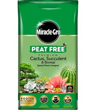 Miracle-Gro Peat Free Cactus/bonsai Compost - 10l