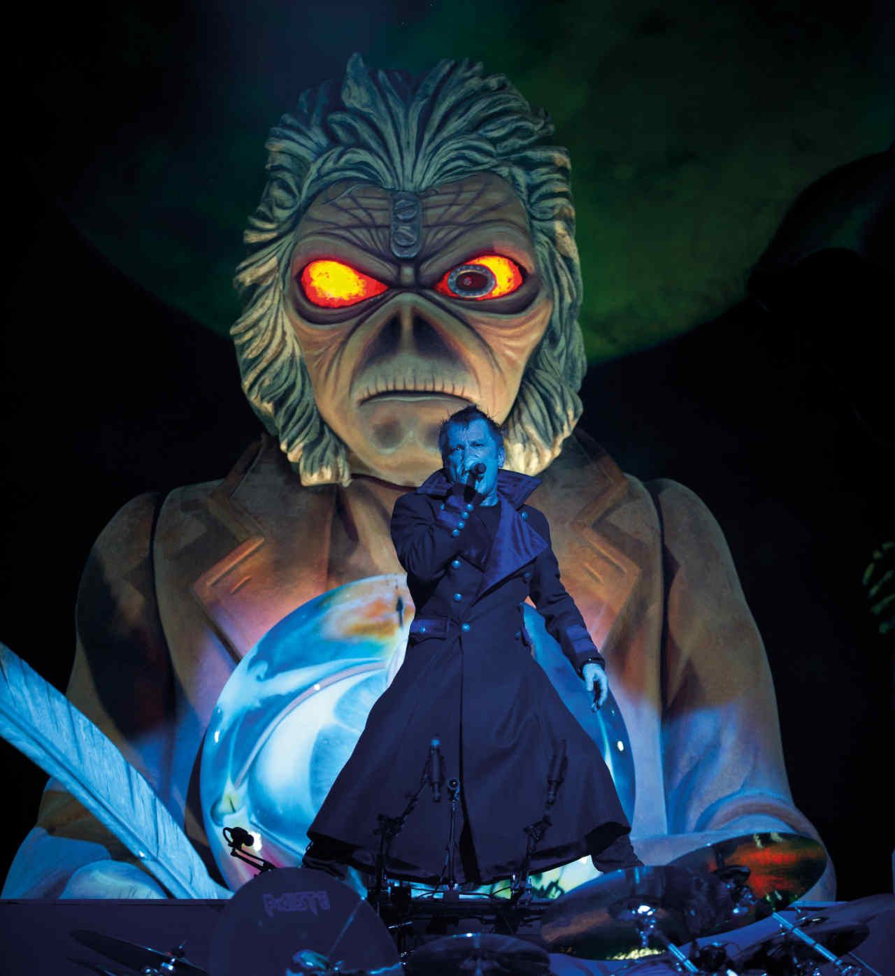 Memorabilia from the Iron Maiden Infinite Dreams Experience exhibition