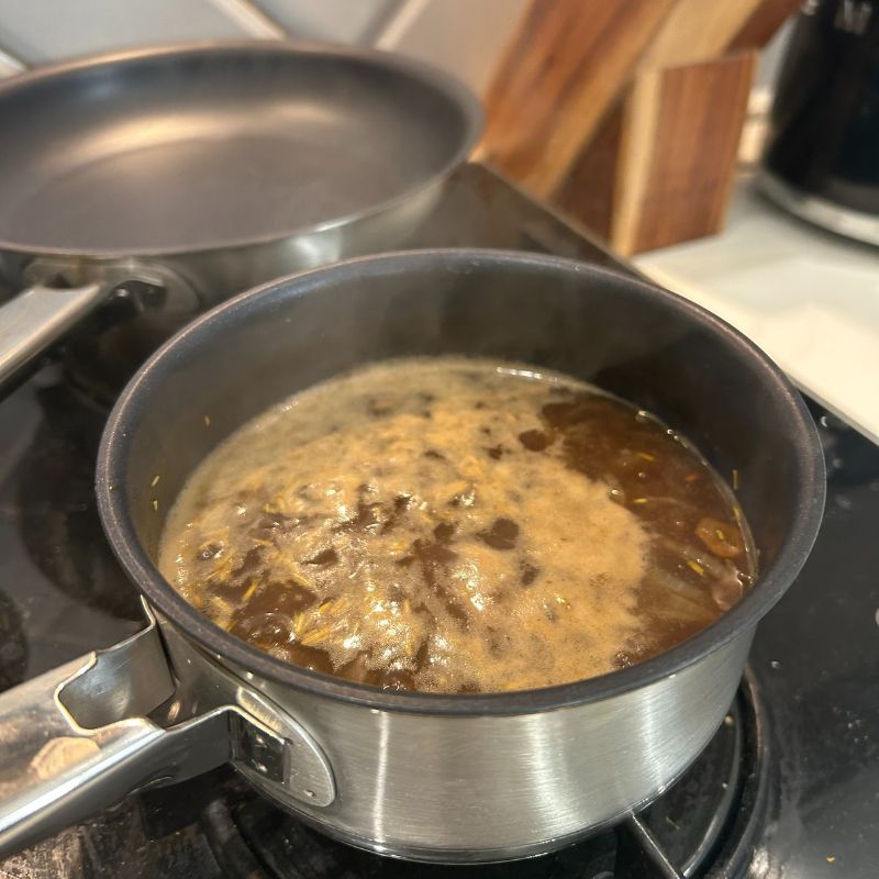John Lewis Classic 5 Piece Pan Set cooking gravy