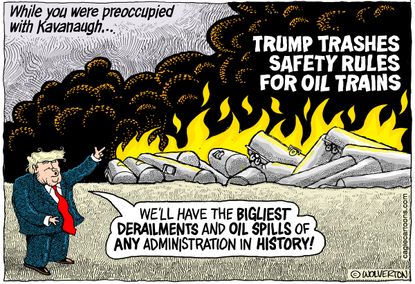 U.S. Trump safety rules oil trains