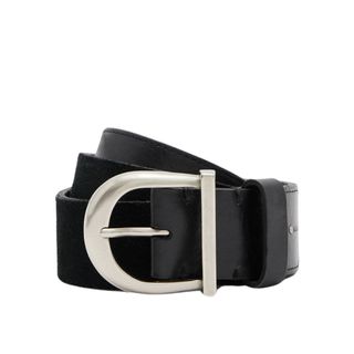 All Saints Briony Mixed Suede Western Belt