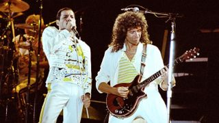 Brian May and Freddie Mercury of Queen