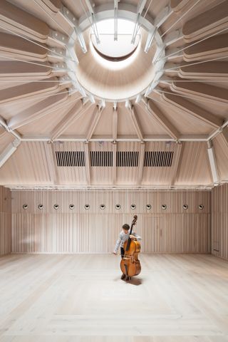 Royal Academy Of Music – The Angela Burgess Recital Hall and The Susie Sainsbury Theatre by Ian Ritchie Architects Limited in London.