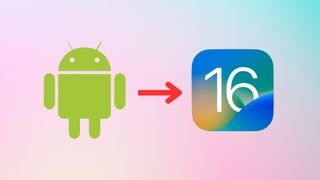 Move to iOS, Android logo to iOS 16