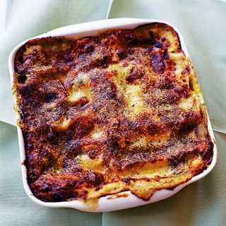 Mushroom, Pesto and Spinach Lasagne