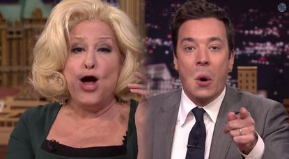 Jimmy Fallon and Bette Midler do a lip-flip duet to the Shirelles' 'Baby It's You'