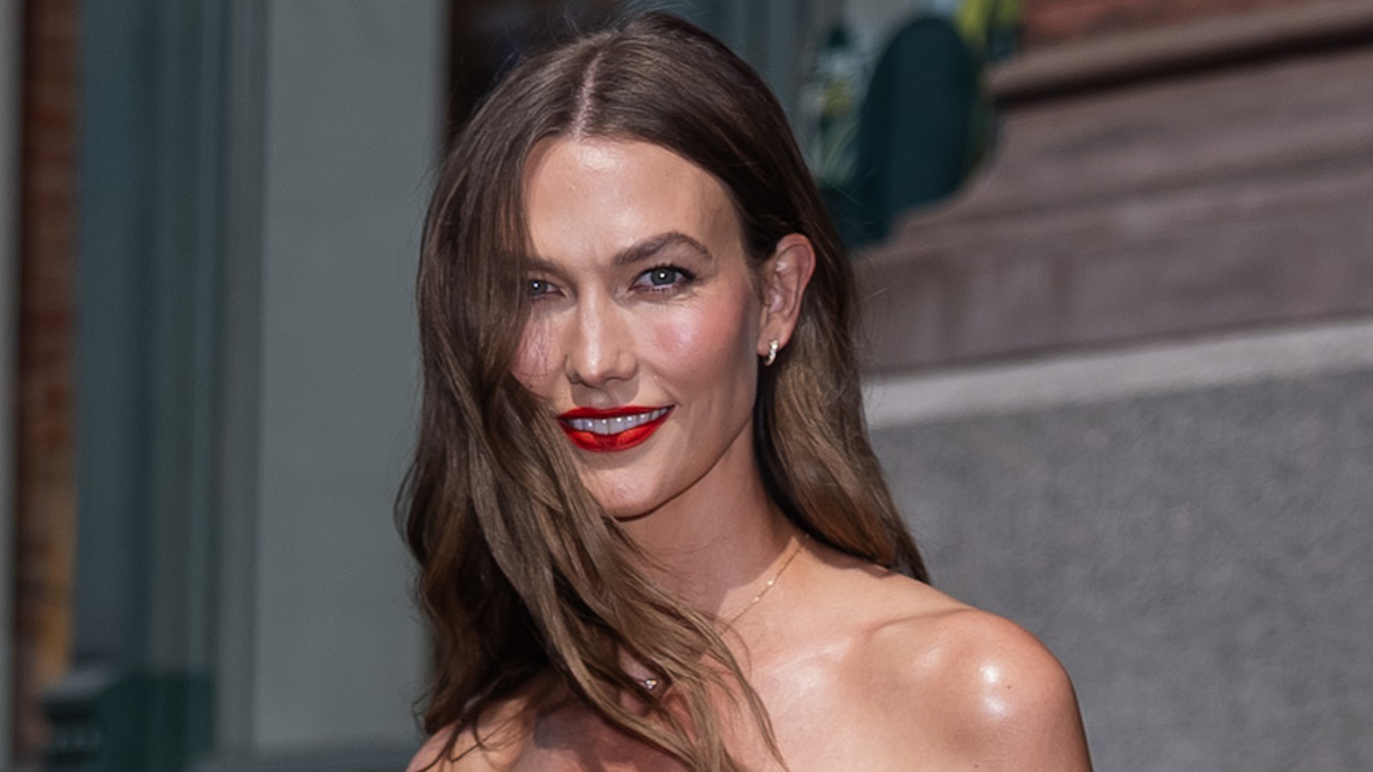 Karlie Kloss is seen in SoHo on July 03, 2026 in New York City. 
