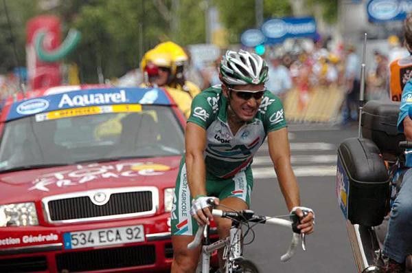 Christophe Le Mevel (Credit Agricole) finishes a painful 4th
