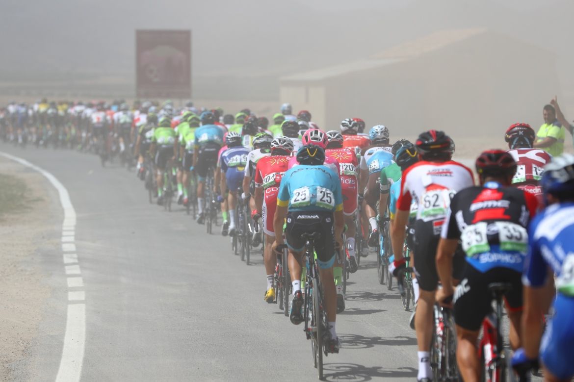 The Vuelta a Espana peloton crossed back into Andalucia on stage 7.