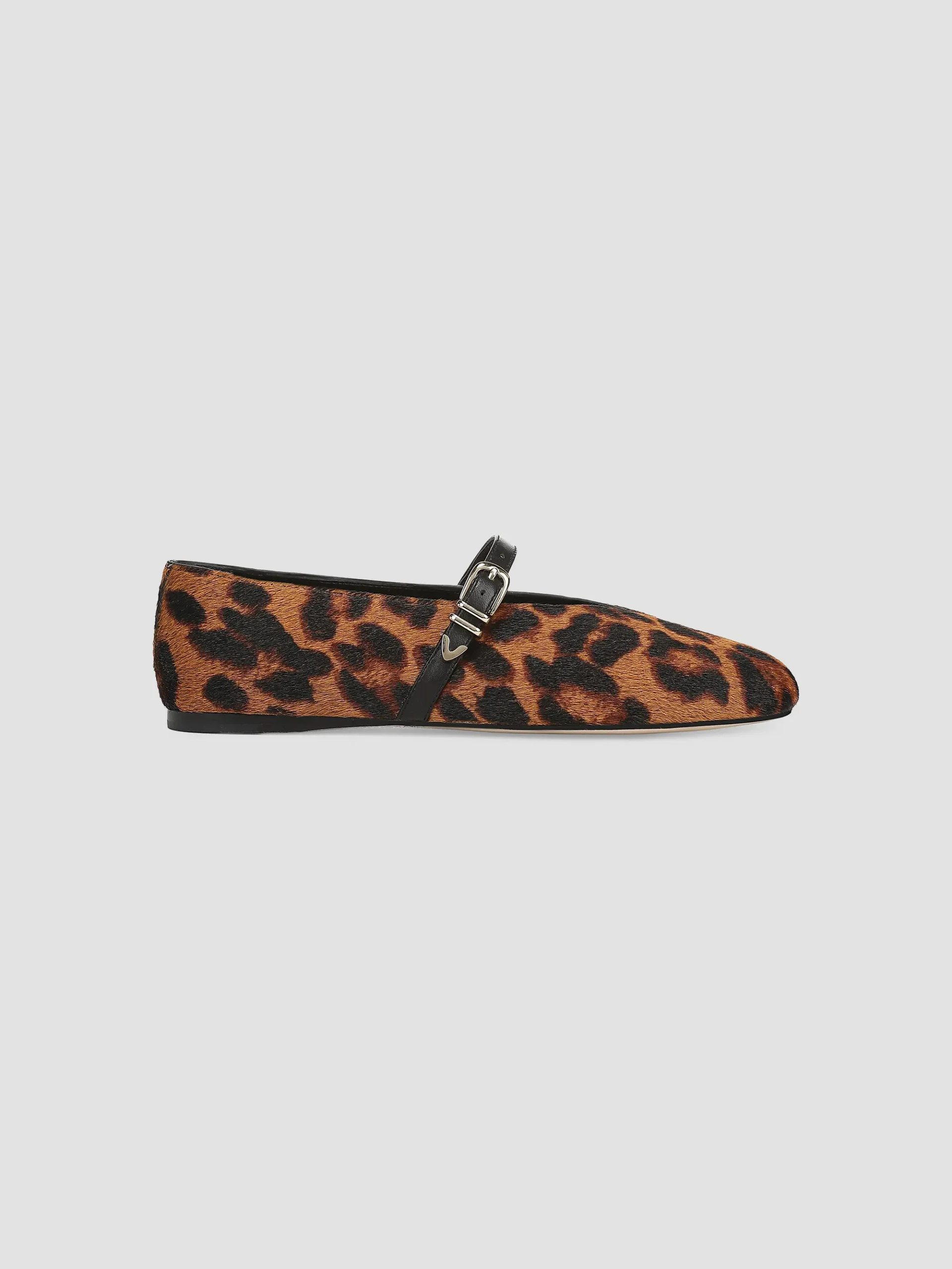 Margot Mj Leopard-Print Calf Hair Mary Janes