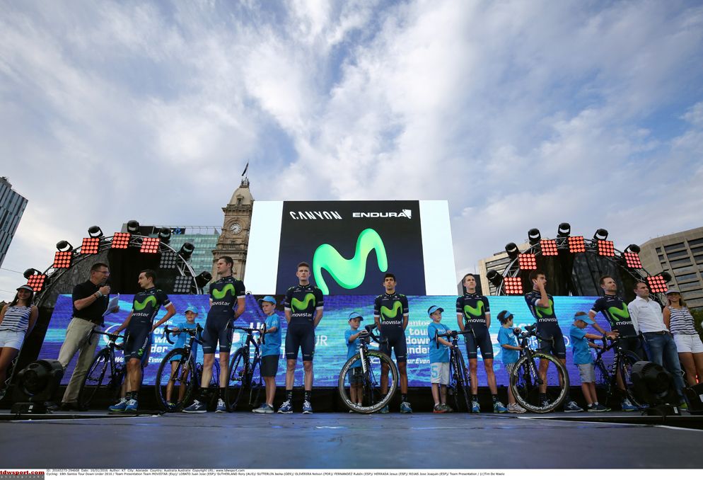 Movistar arrive at the Tour Down Under with a strong line up
