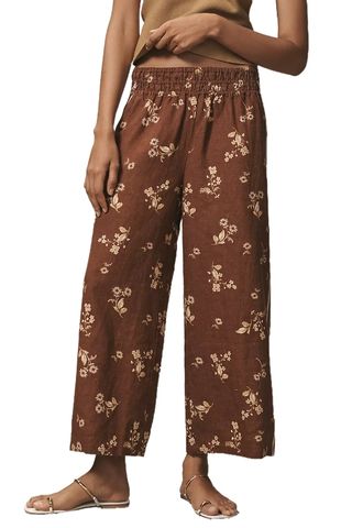 The Somerset Pull-On Pants: Printed Linen Edition