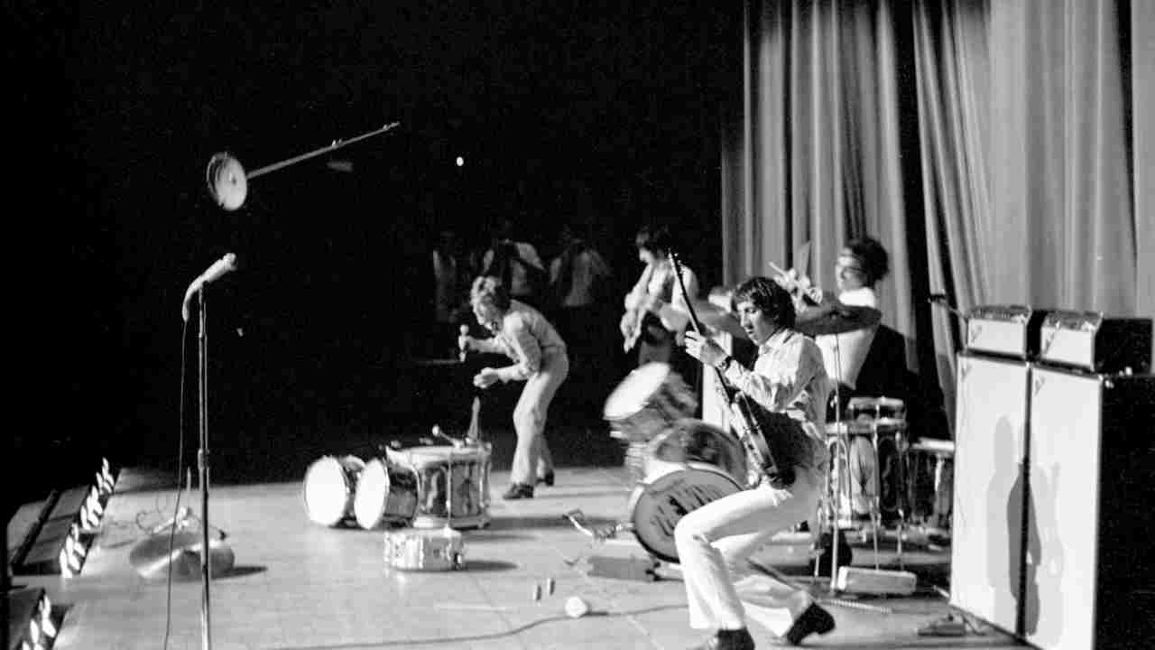 The Who performing onstage in the US in 1967