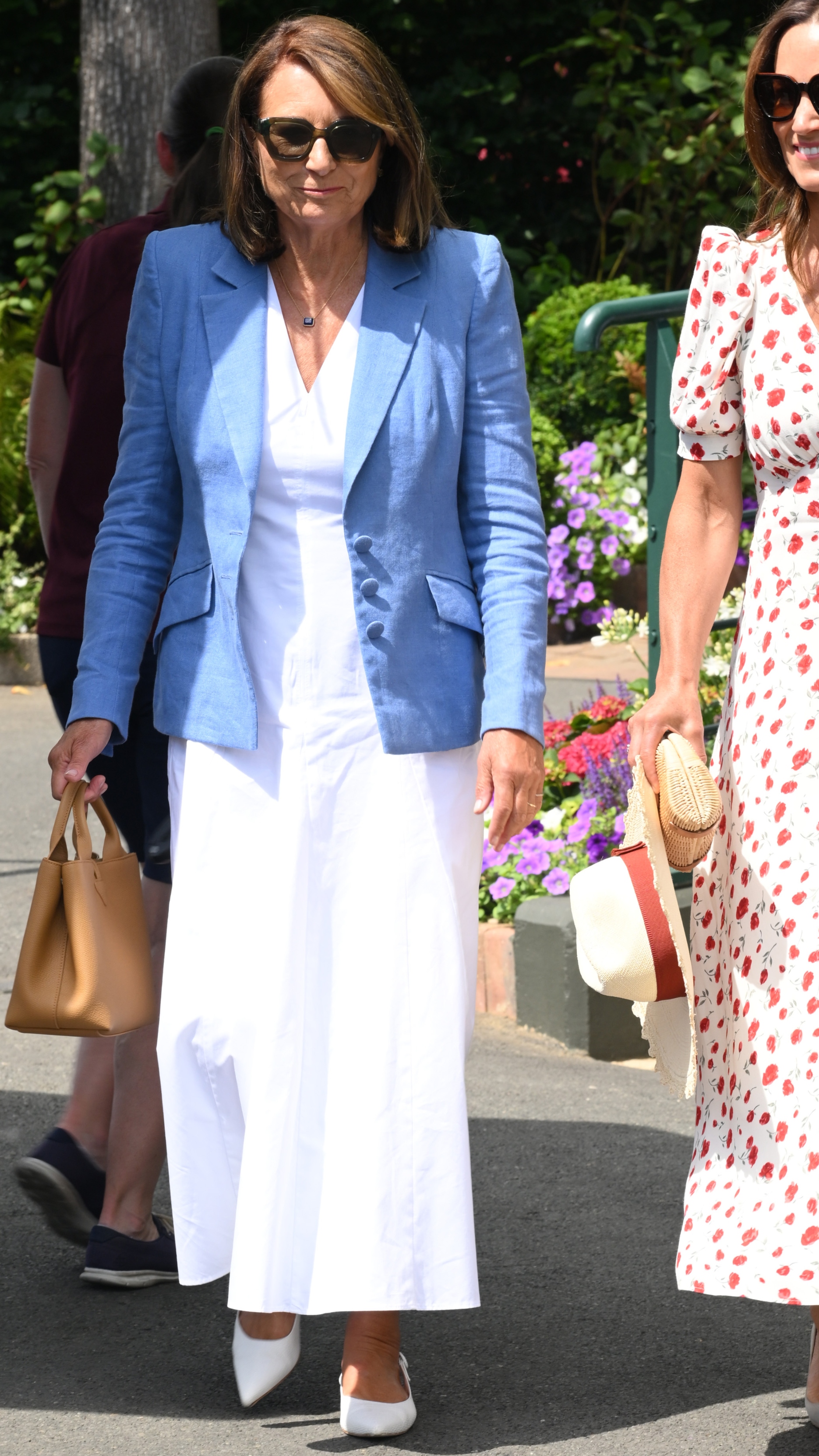 Carole Middleton attends day eight of the 2026 Wimbledon Tennis Championships at the All England Lawn Tennis and Croquet Club on July 06, 2026