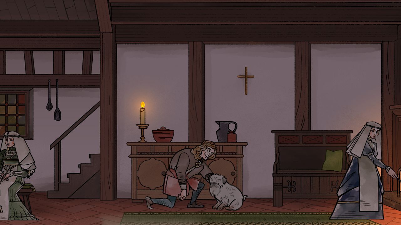 Screenshot of Pentiment.