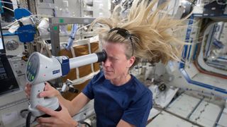 Karen Nyberg aboard the ISS