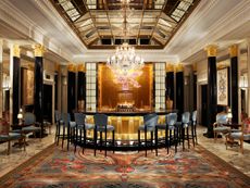 The Dorchester hotel bar area