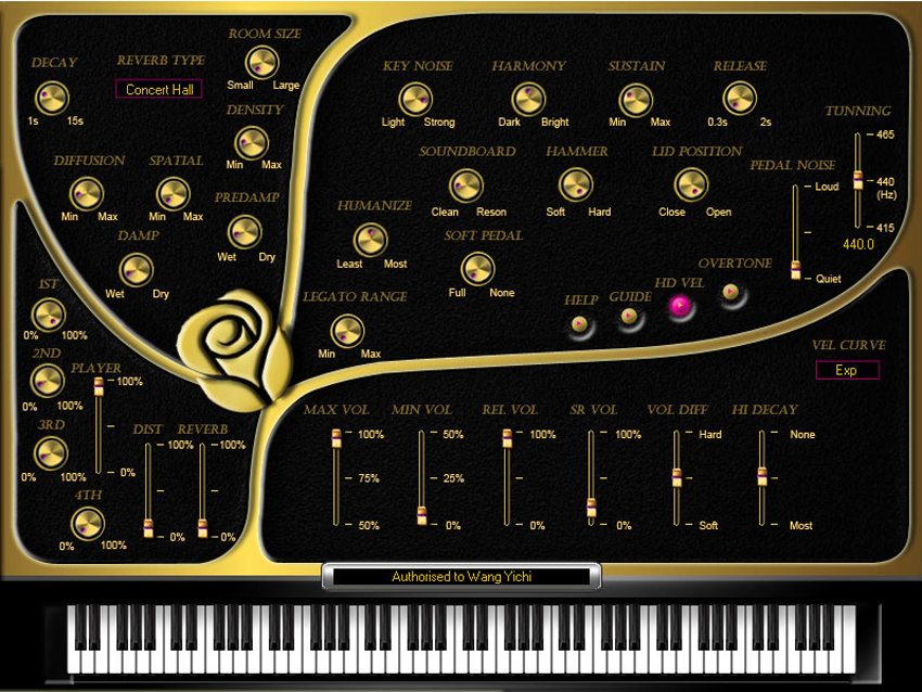 Sound Magic Rose Whisper Piano