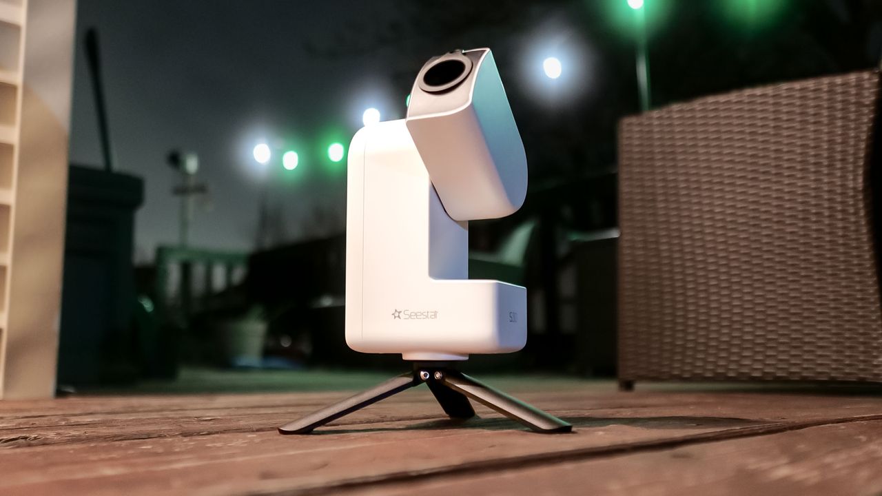 SeeStar S30 smart telescope used to capture galaxies.