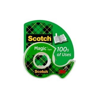 Scotch Magic Tape Dispenser, Clear, 3/4