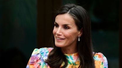 Queen Letizia's floral dress