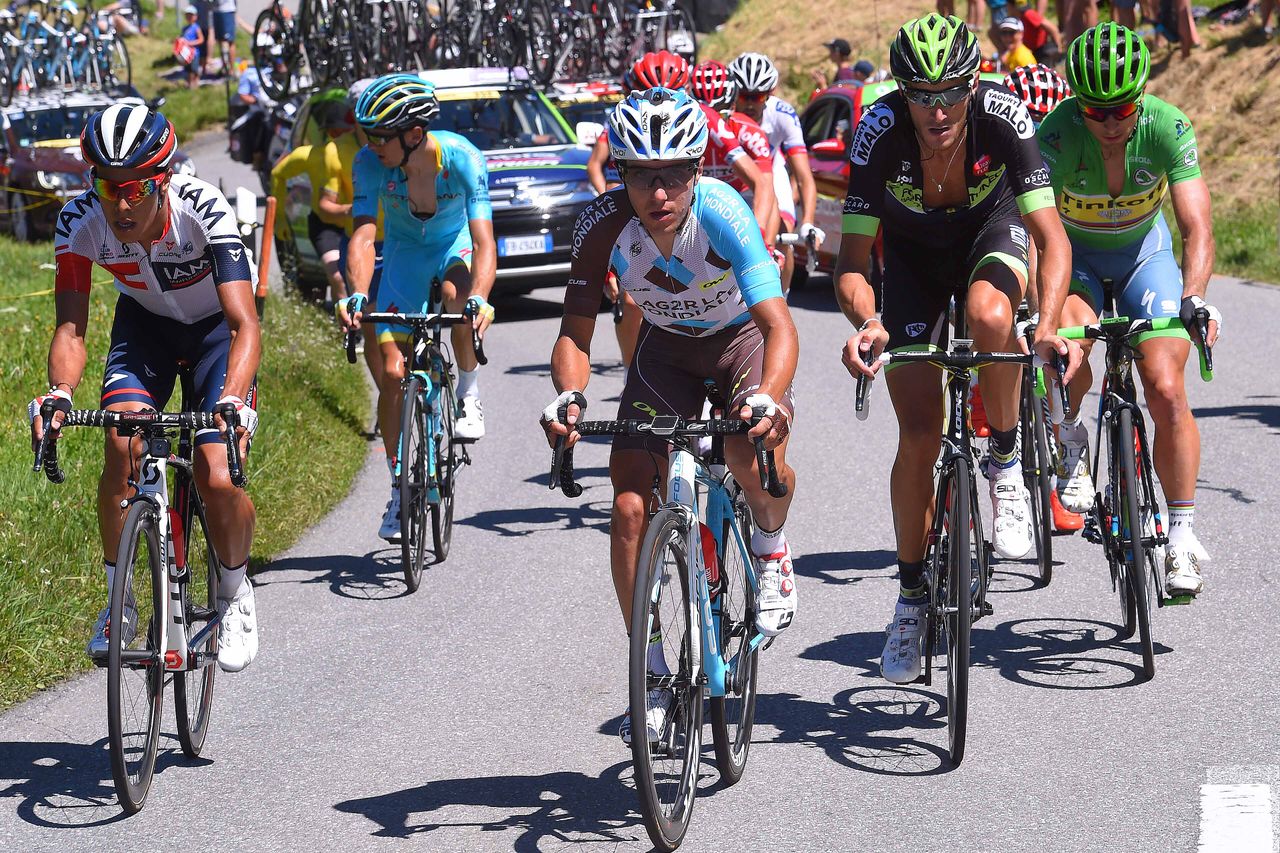 Domenico Pozzovivo in the breakaway
