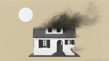 House price crash illustration