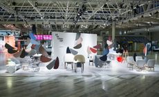 'Balance', a mobile installation by design duo GamFratesi took pride of place at the entrance to the Stockholm Furniture Fair