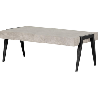Industrial design concrete coffee table for minimalist aesthetic from Amazon.